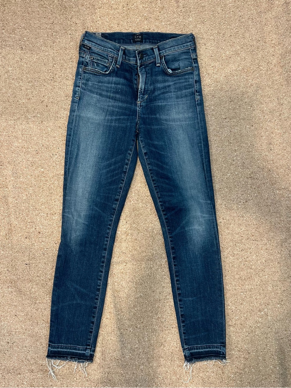 Citizens of Humanity Rocket Crop High Rise Skinny Jeans